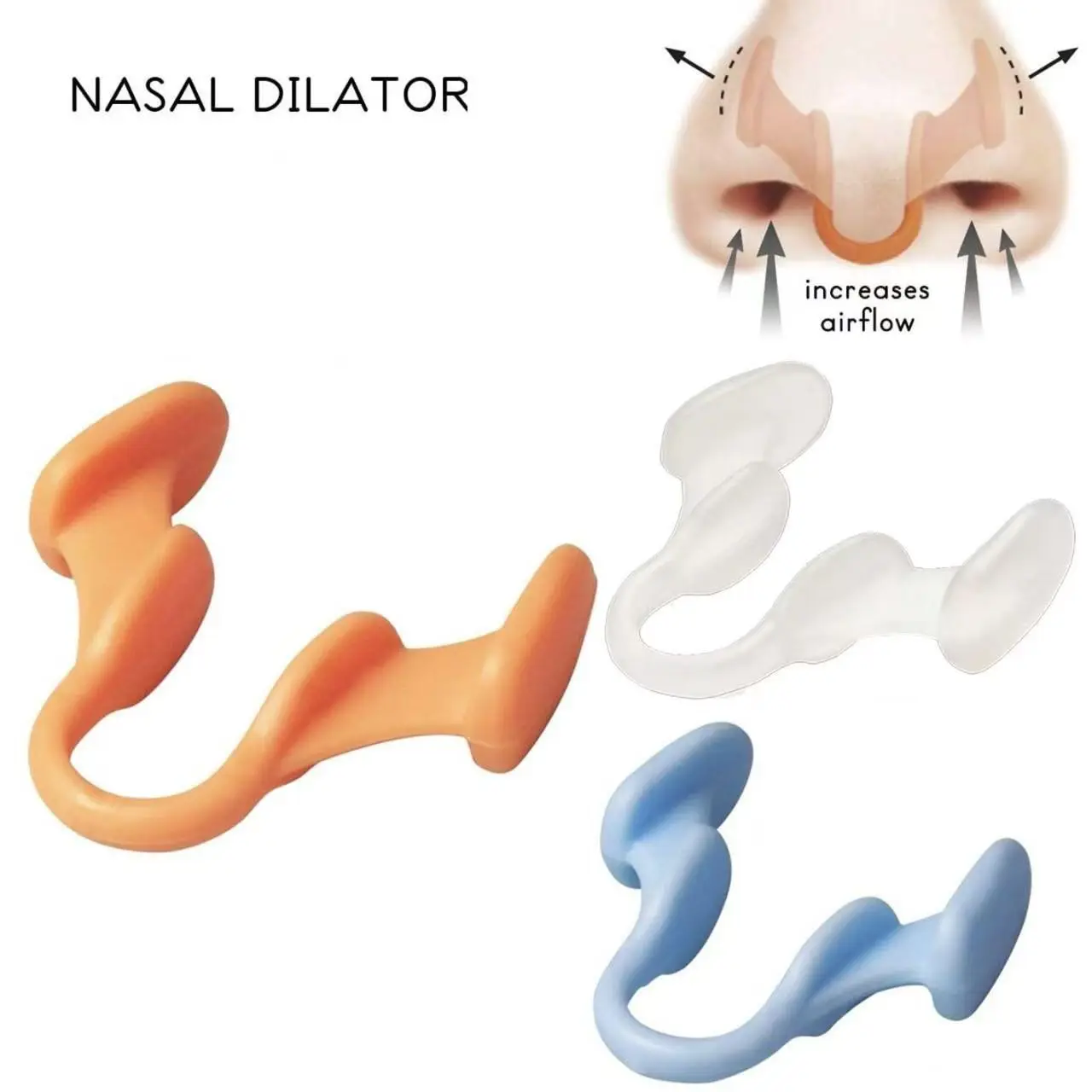 5/10/20Pcs Nase Clip Anti Schnarchen Weiche Nasen Dilatator Stop Schnarchen Gerät für Hilfe Einfach Atmen Verbessern schlaf Qualität Rhinitis – Detail 2