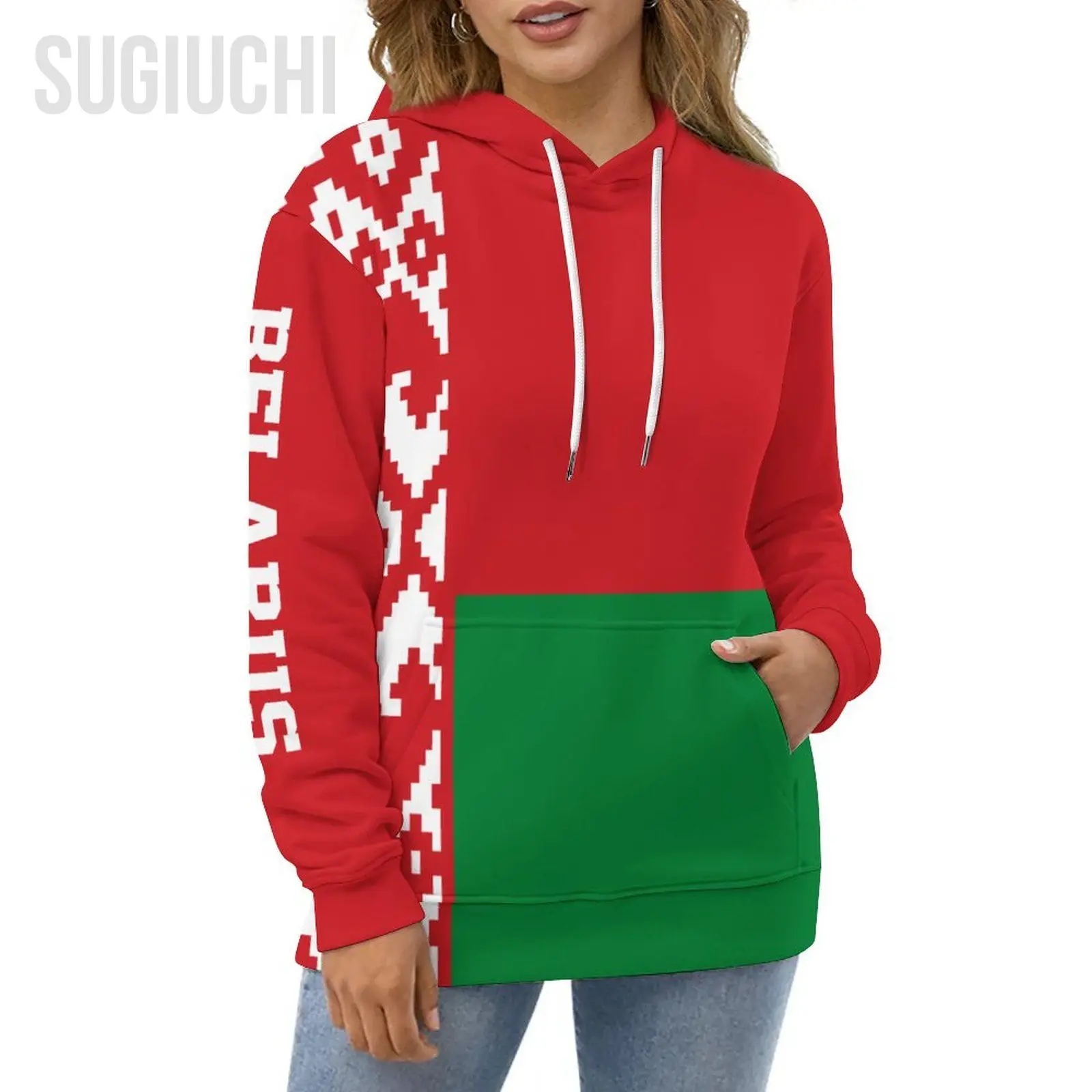 Unisex 3D Hoodie Belarus Flag Men Women Polyester Harajuku Sweatshirt Pullover Hoodies Casual Cool