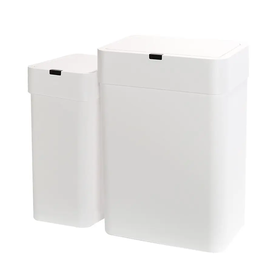 

Bathroom Trash Can with Lid, 2 Pack Automatic Garbage Can, 2.5 Gallon 4 Gallon Motion Sensor Smart Bathroom Decor, Slim Waterpro