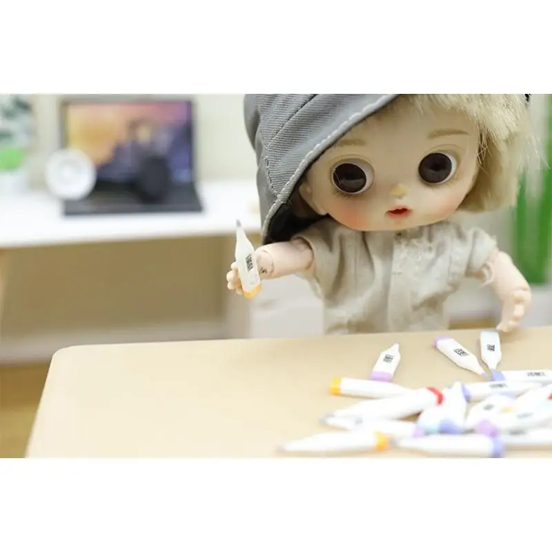 5Pcs Miniature Scene Decoration 1/12 Scale Dollhouse Simulation Mini  Model Toys For Doll Accessories