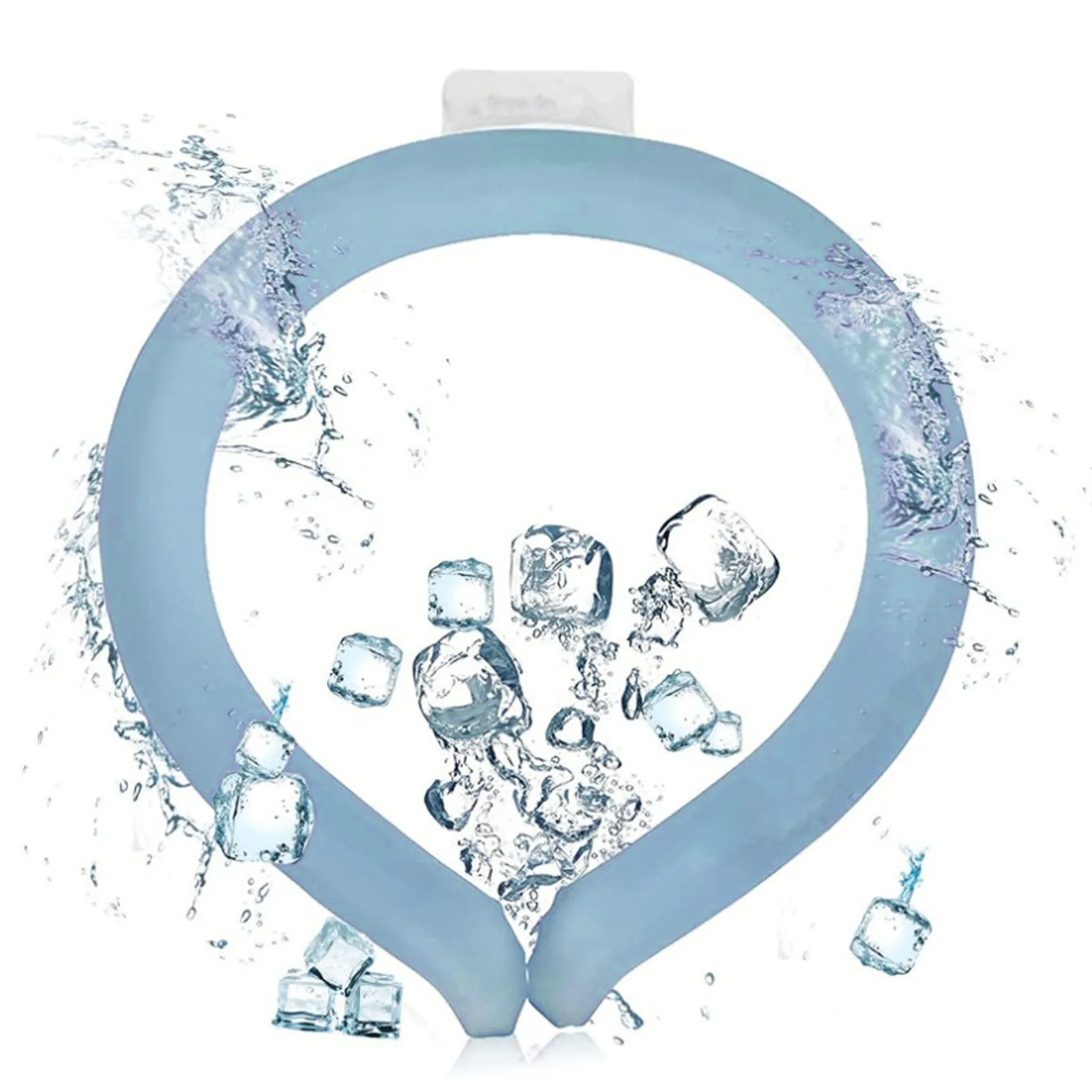 Neck Cooling Ring Reusable Neck Cooling Wraps Wearable Cooling Neck Tube 18 Degrees Celsius Freezing Ergonomic Neck Cooling Tube