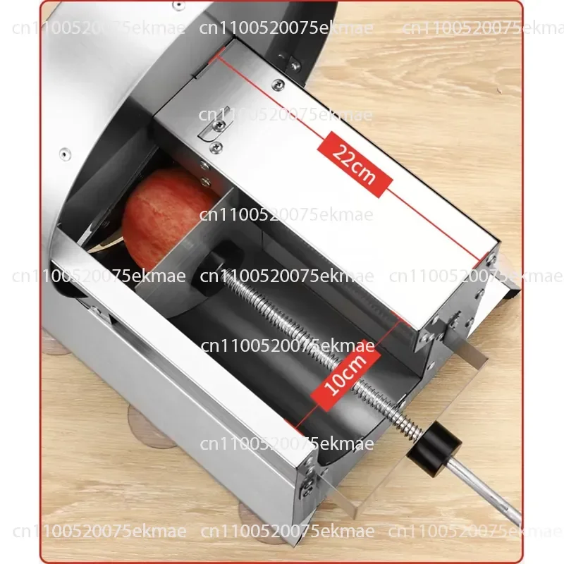 Commercial Electric Automatic Stainless Steel Fruit and Vegetable Cutter - Onion Potato Lemon Coconut Slicer