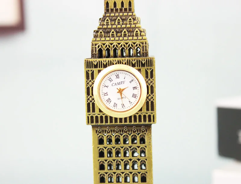 Weltberühmtes Wahrzeichen-Gebäude, Big-Ben-Modell mit Uhr, Riesenrad, für Zuhause, Büro, Schaufenster, Desktop-Dekoration, Souvenir – Detail 7