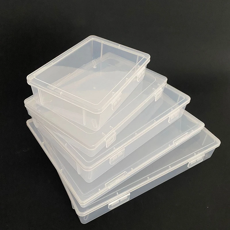 1Pc Nail Art Storage Box Case Rhinestones Gems Jewelry Beads Plastic Container Nails Accessories Empty Container DIY Manicure
