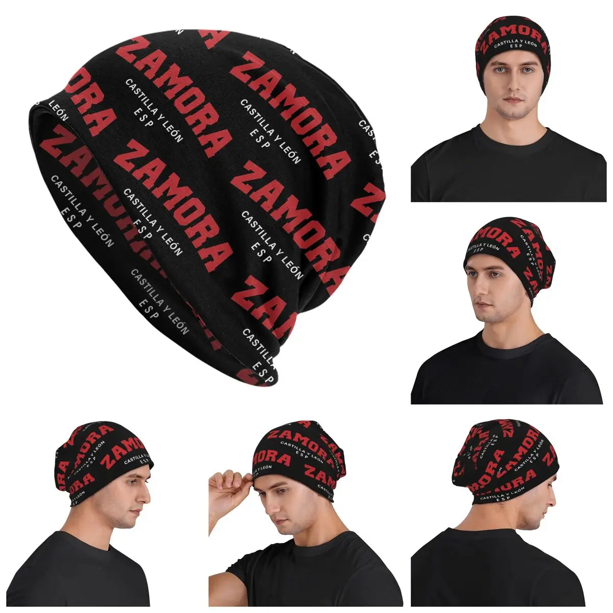 Zamora Castilla And Leon Spain Skullies Beanies Hats Warm Autumn Winter Outdoor Cap Knitted Bonnet Caps for Unisex Adult