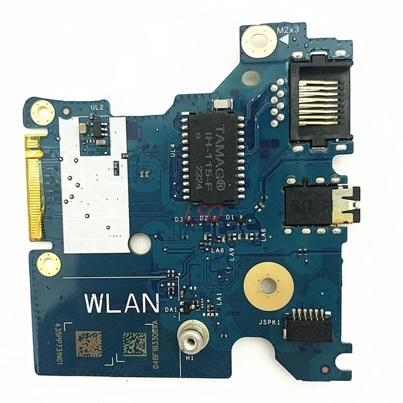 

New IDQ50 LS-M534P Audio WLAN RJ45 Lan Board For Dell G15 5530 5535 G16 7630 TT