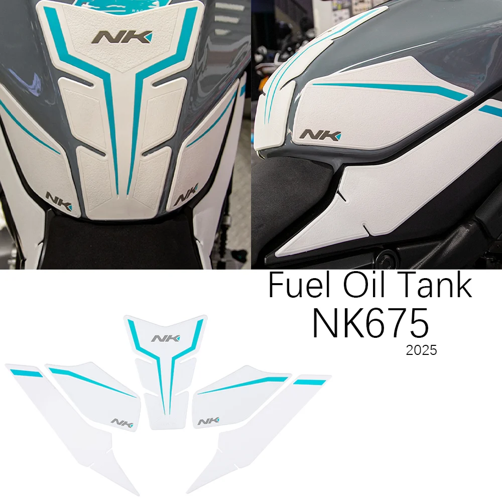

2025 NK675 Fuel Tank Pad For CFMOTO 675NK NK675 675 NK 675NK NK 675 Anti Slip Fuel Oil Tank GripS