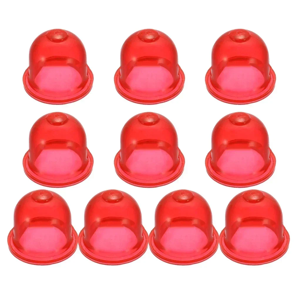 10pcs Primer Bulbs For Echo 22mm Diameter Red Color Compatible With FS75 FS74 FS76 Fitment FOR Za&ma 0057003 0057004 0058001