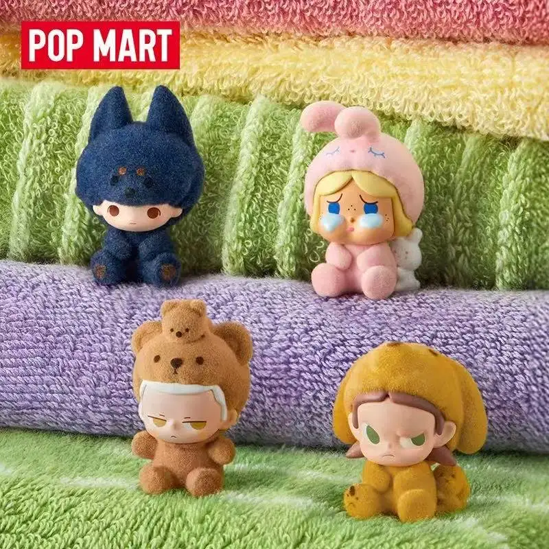 POP MART, 빈 파자마 드래그 시리즈 블라인드 박스, 게스 백 미스터리 박스, 장난감 인형, 귀여운 피규어 데스크탑 장식품, 선물 컬렉션