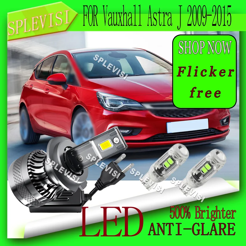 

Warranty 6000K Pure White light Easy Install Cooling Fan Low Beam Bulbs For Vauxhall Astra J 2009 2010 2011 2012 2013 2014 2015