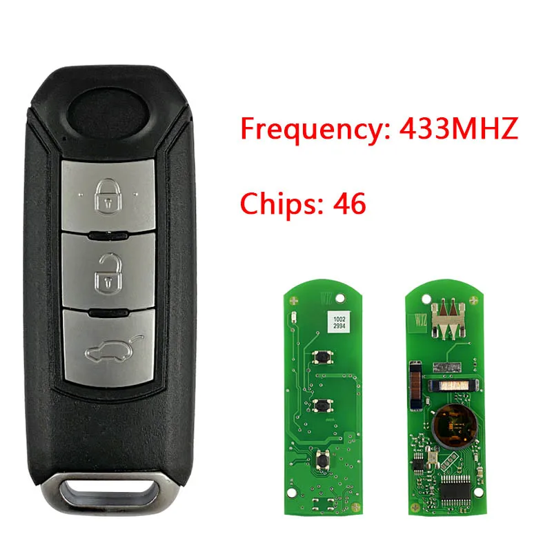 

Для Trumpchi GS4 Smart Key 3 button 433mhz 46 chip CN091003