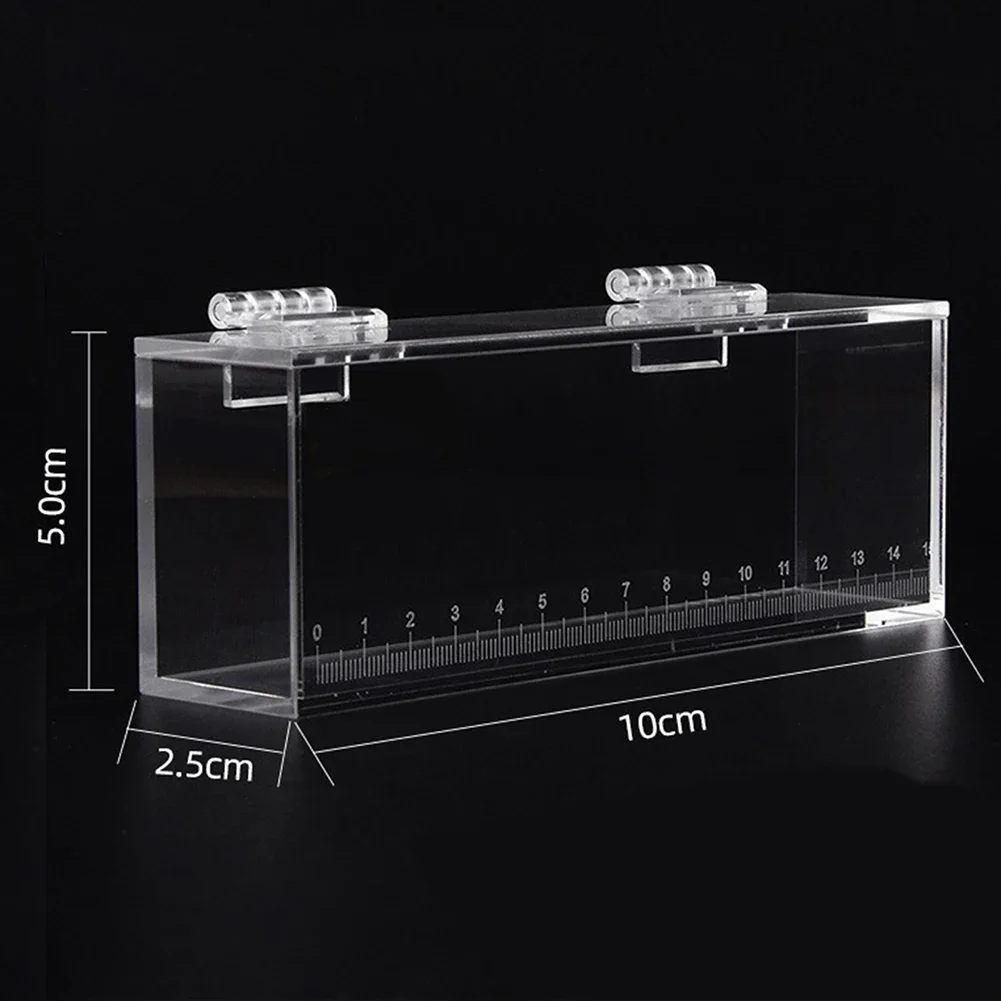 

1 X Fish Viewing Box Fish Viewing Betta Fish Aquarium Breeder Box Acrylic Fish Tank Hatching Incubator Brand New