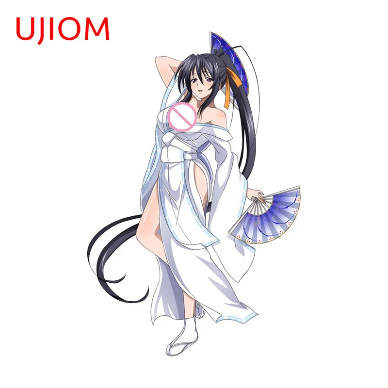 UJIOM Himejima Akeno Manga Wall Sticker Kawaii Laptop Scratch-Proof Vinyl Decal Trendy Room Decoration Accessories for Game Room