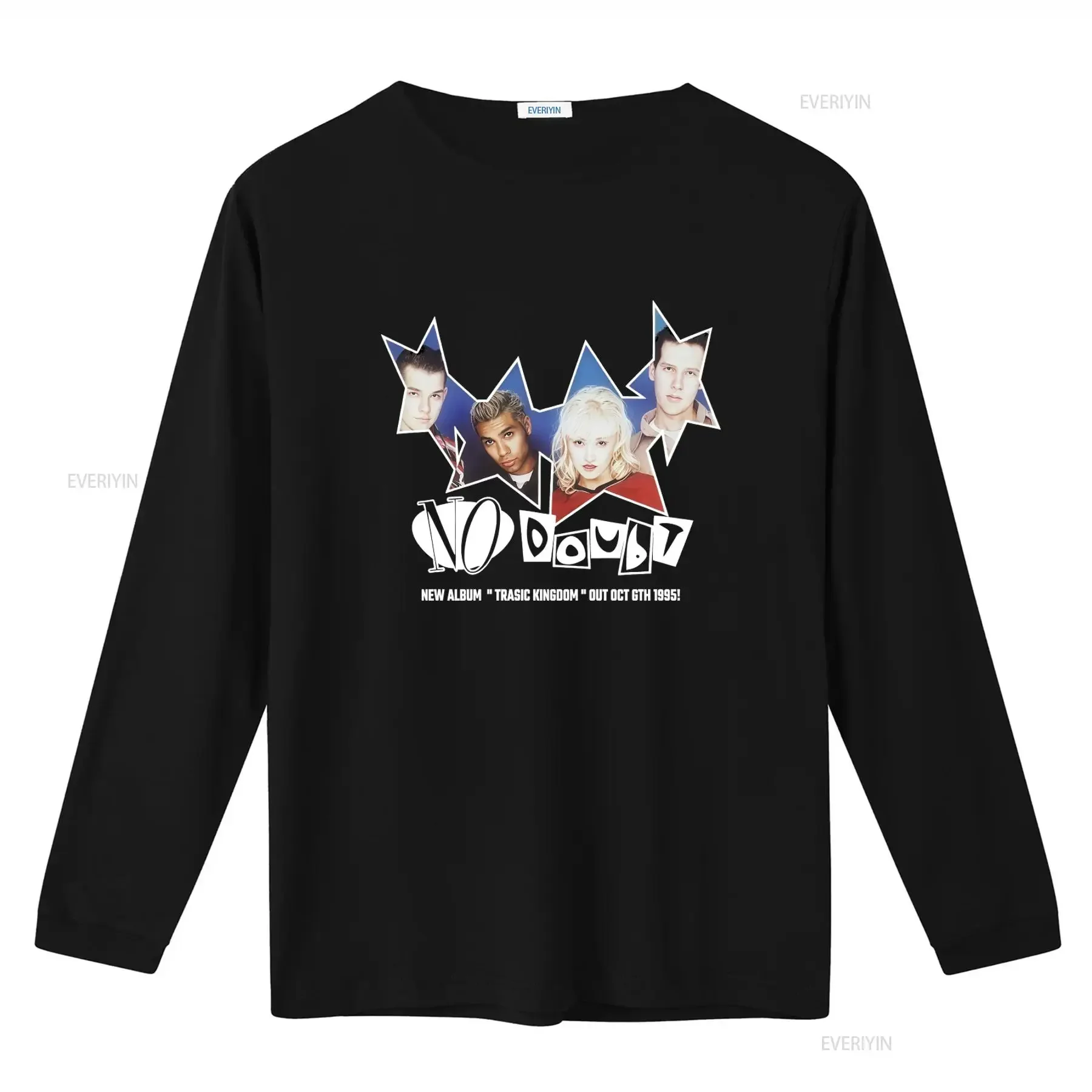 NO DOUBT Band T Shirt For Fans New Album 'Tragic Kingdom' Release 1995 Sizes S 5XL NW02_20 vintage Washed Versatile Casual