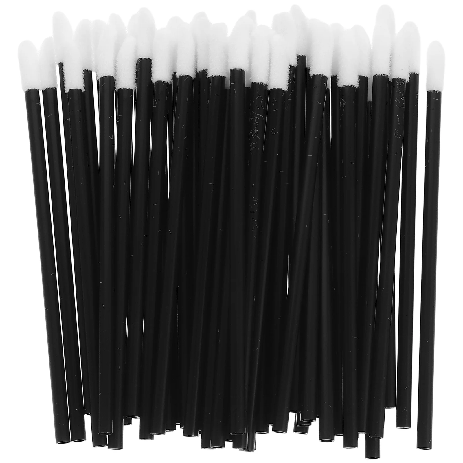 200 個メイクアップ使い捨てリップブラシ口紅用ミニリップアプリケーターポータブル美容口紅ブラシメイクアップ使い捨て