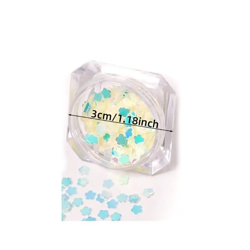 9HJK الترتر المضيئة لمكياج هالوين ملصقات بريق الجسم اللامع ل DIY