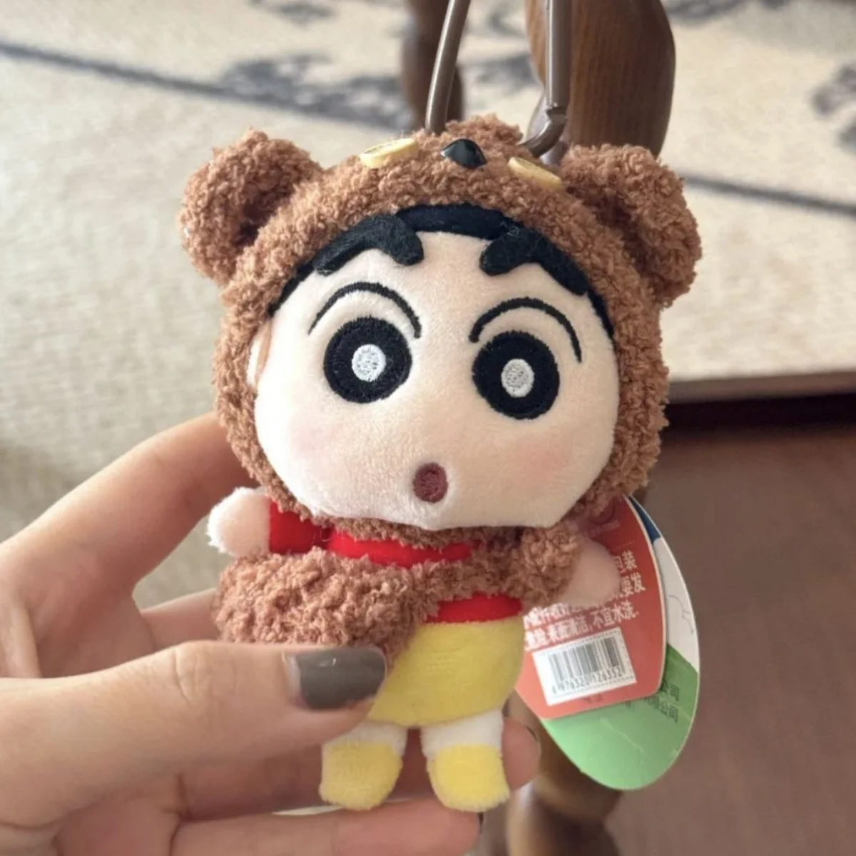 

Периферийные устройства Crayon Shin-chan, брелок для переодевания, мультяшная кукла, автомобиль, подвесные брелки, милая сумка в стиле аниме, женский подарок на день рождения