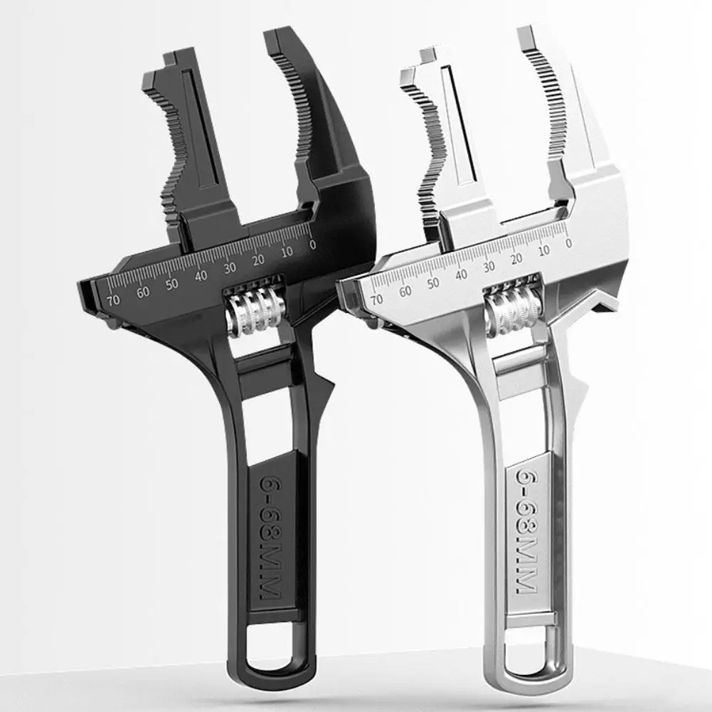 Универсальный ремонтный набор 6-68 мм, ручные инструменты для ванной комнаты, большой ключ для открывания труб, гаечный ключ, регулируемый гаечный