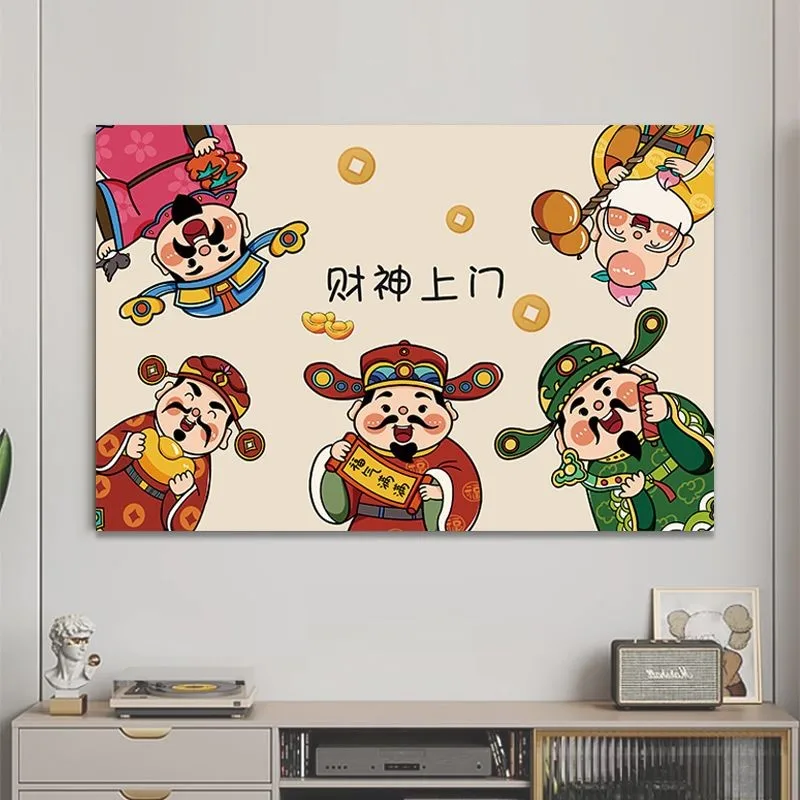 TV Dust Cover Elastic All Inclusive Chinese Style Television Cover Towel Wall Mounted TV Dustproof Cover Home Dust Cover ZG314