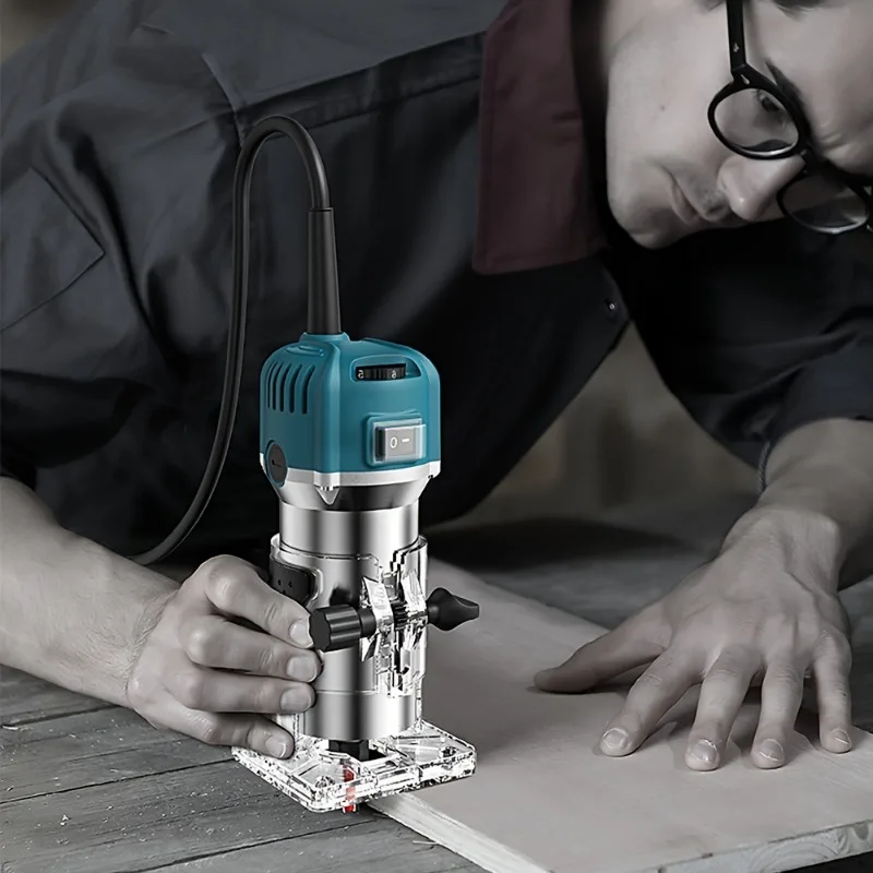 Cross-border spot 110V slotting machine woodworking engraving machine power tool opening machine 220V electric