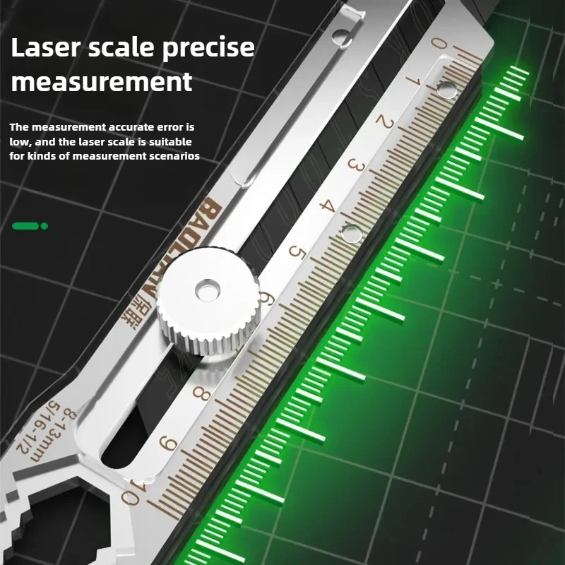 قاطع صندوق من الفولاذ المقاوم للصدأ عالي التحمل احترافي مع شفرات متعددة الأغراض لقطع مشاريع صياغة يدوية