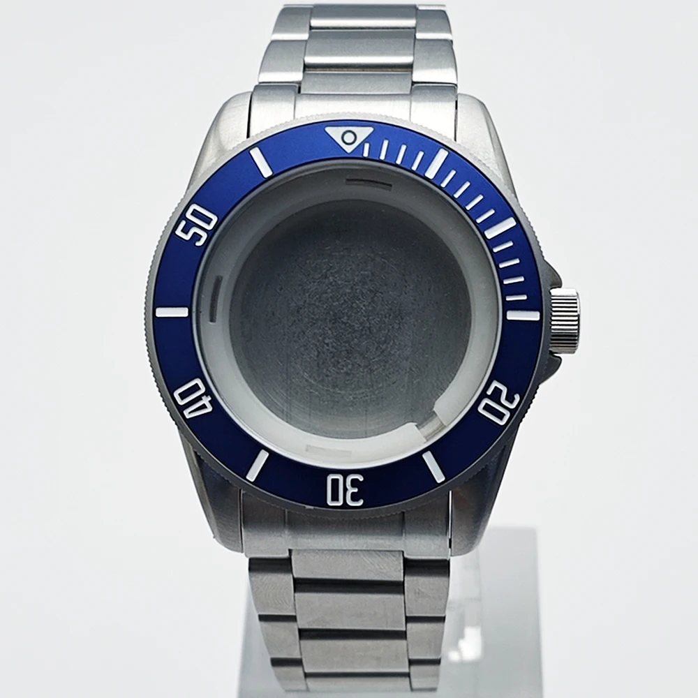Стальной корпус 42,5 мм, светящийся циферблат/стрелки, подходит для 8215, аксессуары для механизмов, ремешок 22 мм, детали для часов, мужские часы