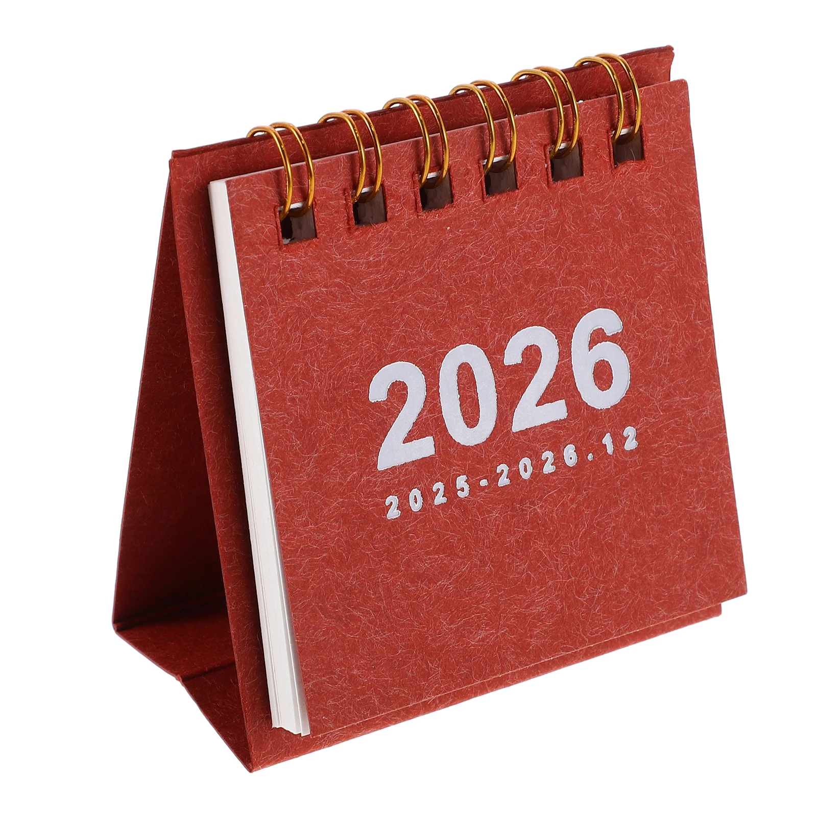 Мини-настольный календарь 2026, ежедневный график, настольная бумажная флип-палатка для офиса, стояния