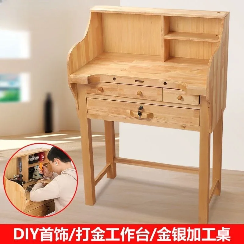 Metalworking table, jewelry molding table, gold and silver jewelry micro-setting