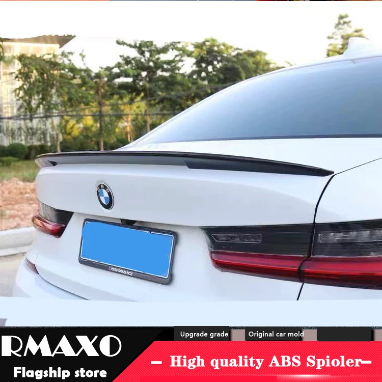 For G20 G28 Spoiler 2020-2021 BMW 3 series 320i 325li 328i Spoiler MP-S ABS plastic Material Car Rear Wing Color Rear Spoiler