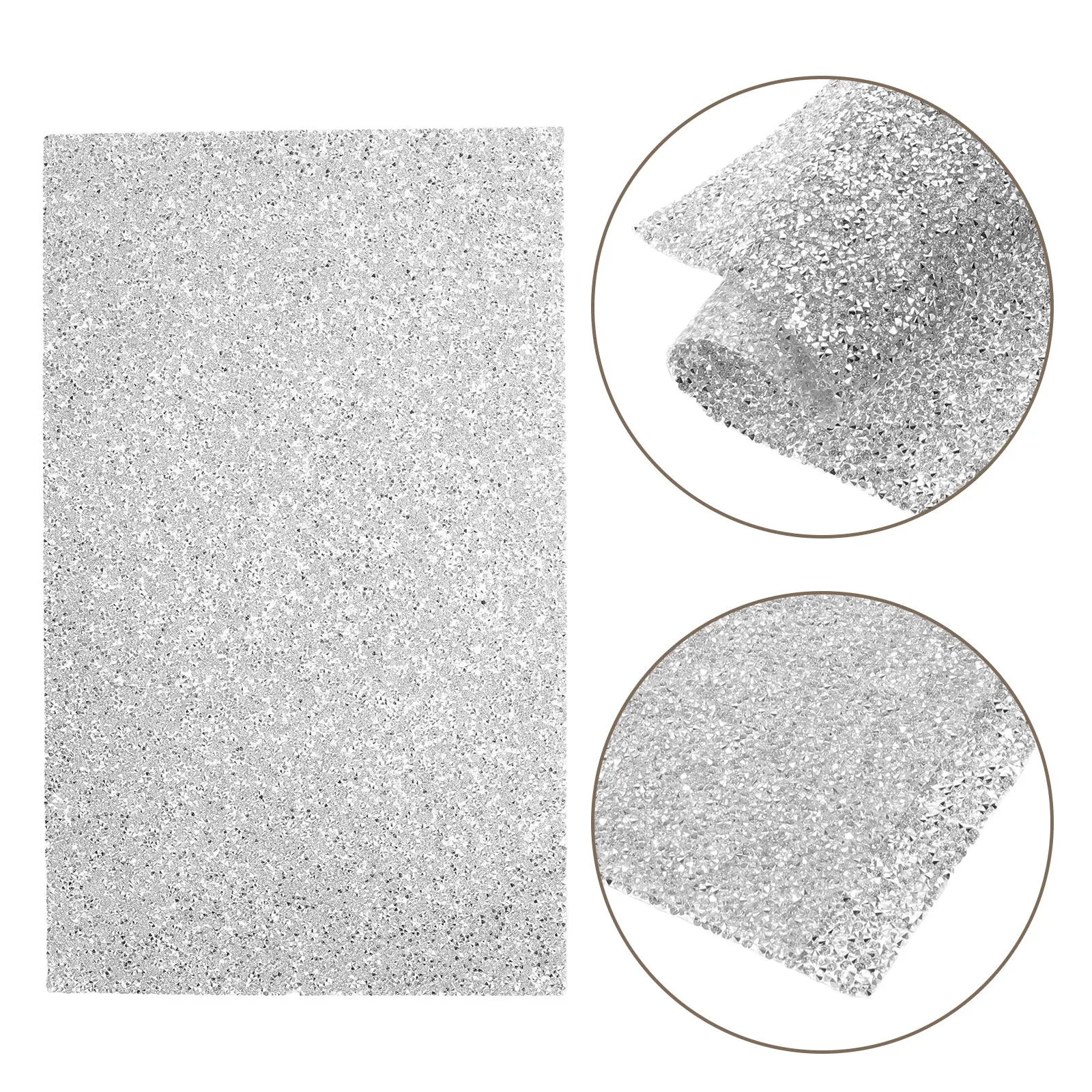 

Складной коврик для маникюра 15,8x9,5 дюймов со стразами, подставка для рук, фон для фотосъемки ногтей, для салонов и домашнего использования