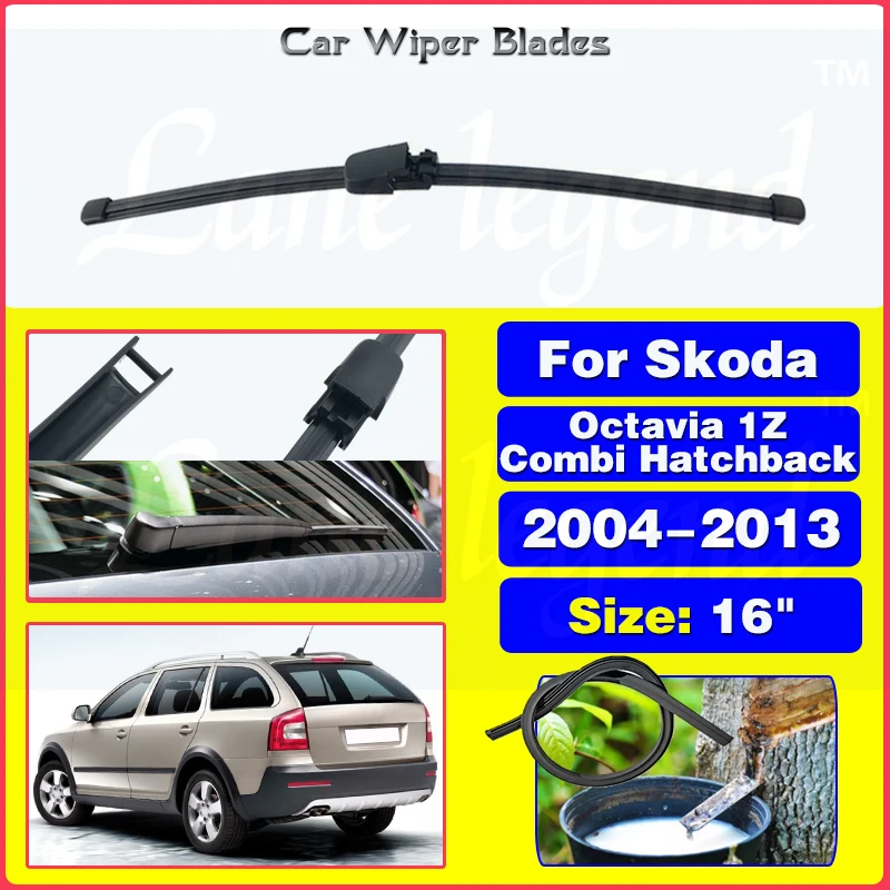 

16" Rear Wiper Blade Windshield Windscreen Window Car Rain Brush For Skoda Octavia 1Z Combi Hatchback 2004-2013 Car Accessories