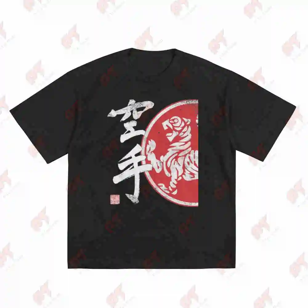 Shotokan Karate Tiger Symbol Dojo Budo Bushido Short Sleeve Tee 100% Cotton T-Shirt
