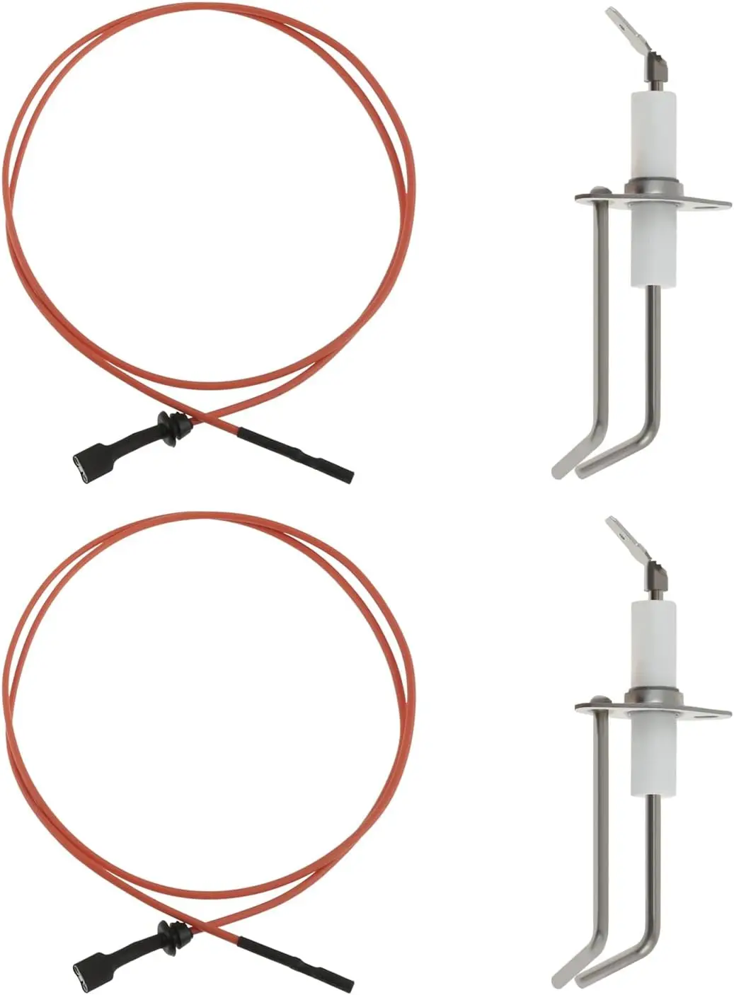 2 Sets  62-24164-01 Burner Ignitors with 232258 2-Prong Electrode and 31.5
