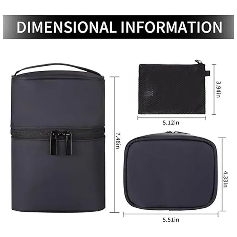 SB3 Makeup Bag Cosmetic Travel Toiletry Hanging Essentials for Women,Men