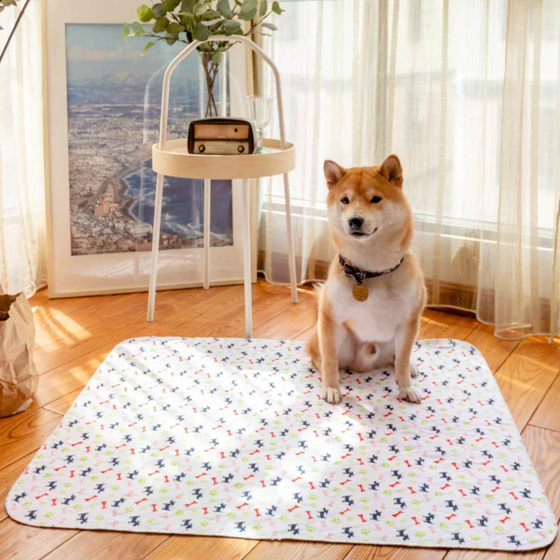 Puppy Pads Pheromones Washable Pee Ultra-Durable 4-Layer Leak-Proof Training Mats Non-Slip Bottom No Leak Safe Hold