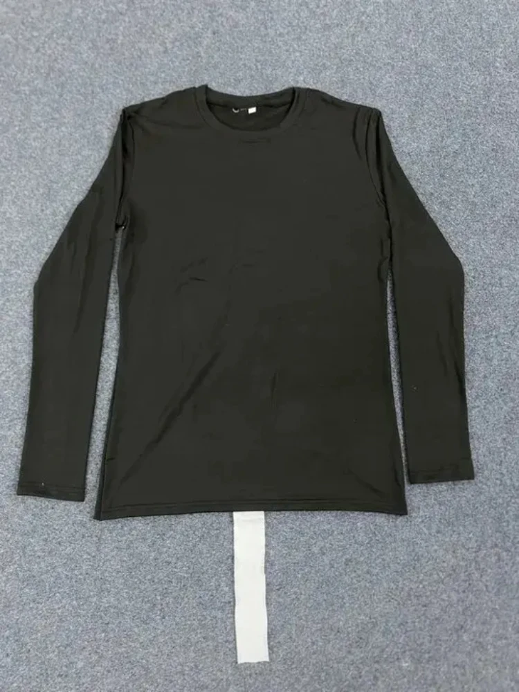 

Women's Harajuku Aesthetics Punk Retro Slim Spicy Girl Top European And American Fashion Cross Patch Design Long Sleeved T-shirt