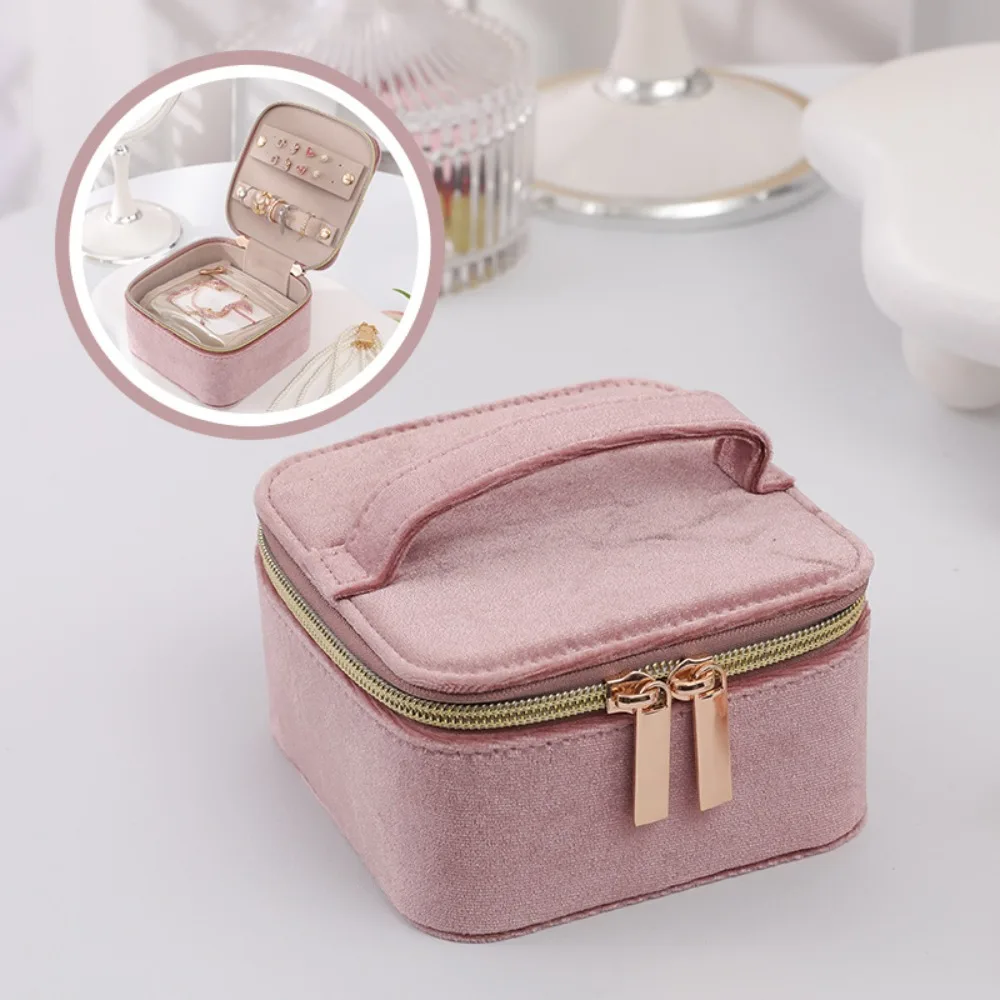 

Exquisite Jewelry Storage Box Cosmetic Bag Portable Foldable Jewelry Roll Jewelry Display Convenient Jewelry Organizer Travel