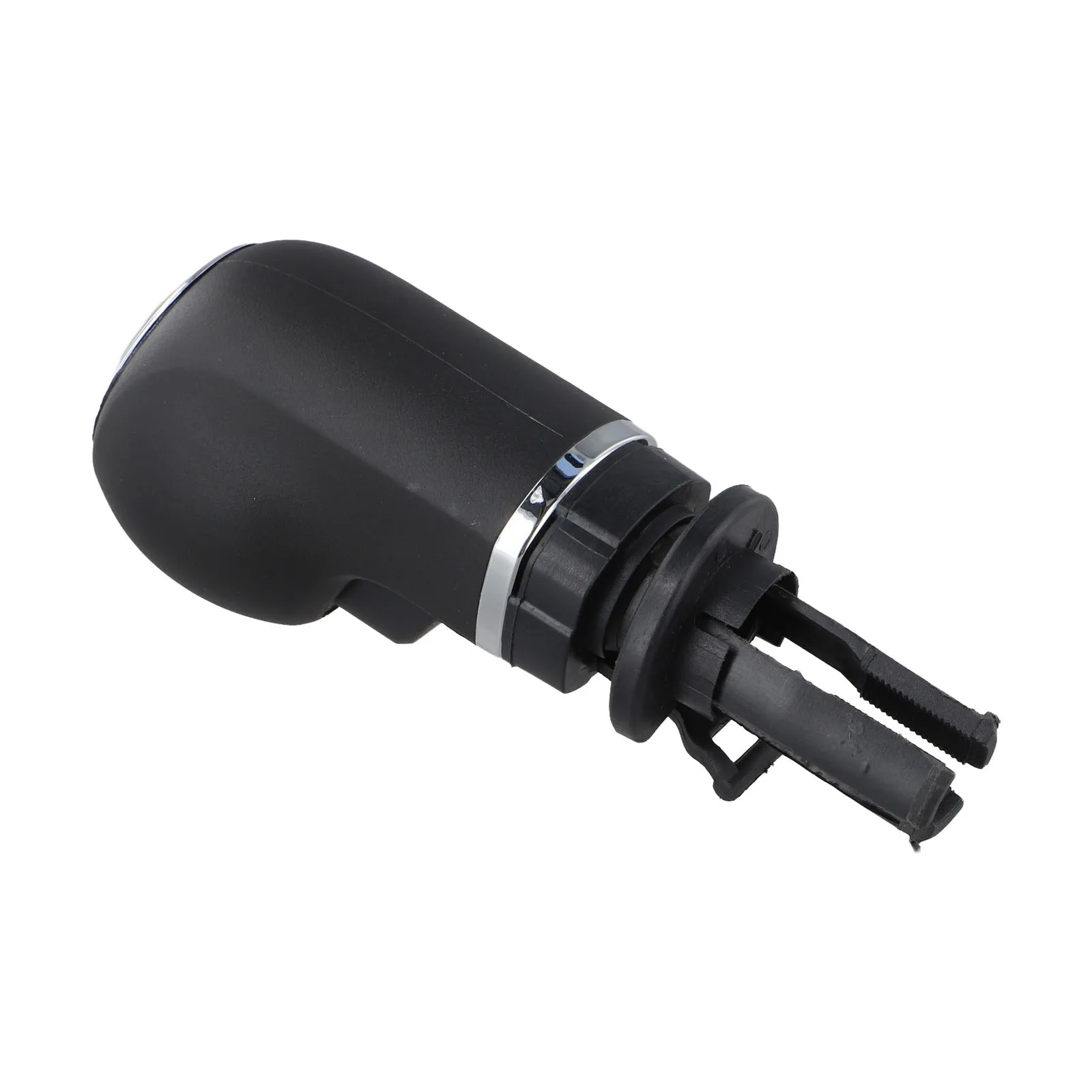 

5 6 Speed Shifter Gear Shifter Knob Plastic And Metal Material Comfortable Touch Handle Hassle-free Installation Black Silver