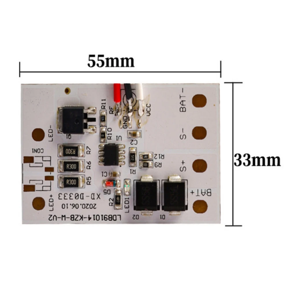 3.2V 3.7V Solar Charging LED Ceiling Light Circuit Board Controller with Remote