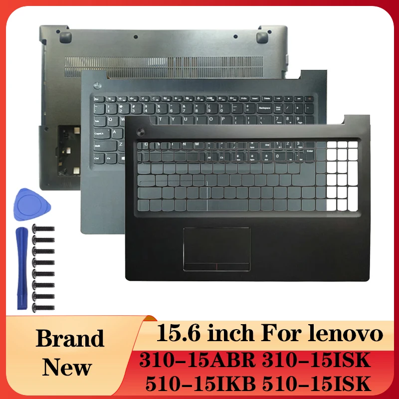 

Новый Упор для рук для ноутбука, верхний корпус/нижний корпус для Lenovo ideapad 310-15 310-15ABR 310-15ISK 510-15 510-15IKB 510-15ISK, черный