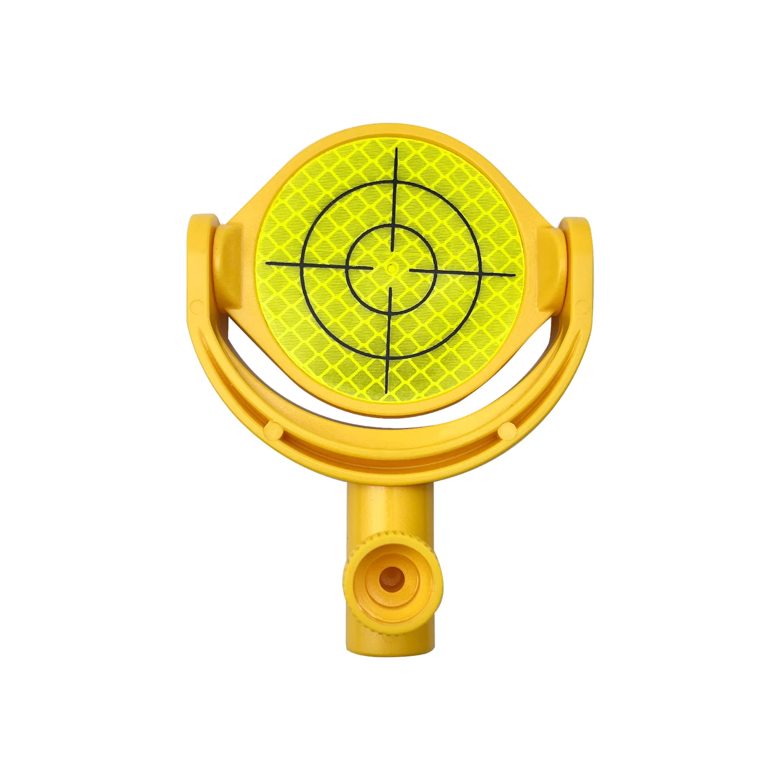 100pcs Fluorescent Green Reflector sheet with Printed Crosshair Dia60mm with base prism for total station