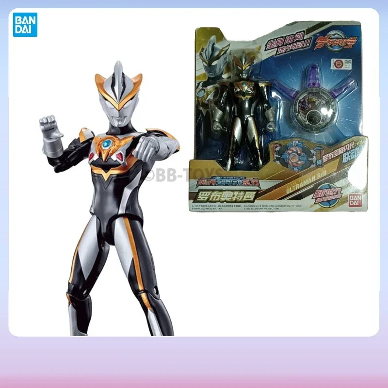 

В наличии Bandai UAF Ultraman Series Ruebu, супер подвижная аниме-фигурка, коллекционная оригинальная коробка, готовые игрушки BB