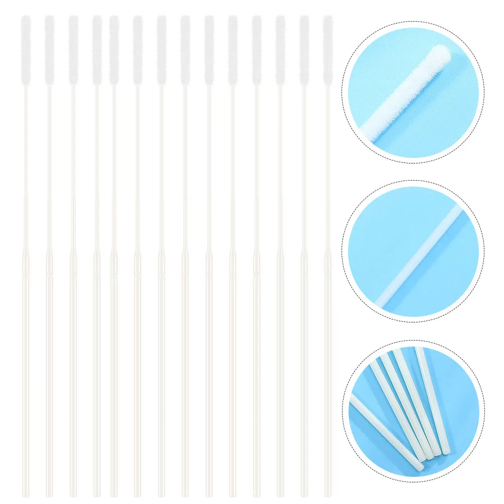 50pcs Disposable Nasal Swabs Flocking Collection Sampling Pharynx Lightweight Portable Sterile Individually Wrapped