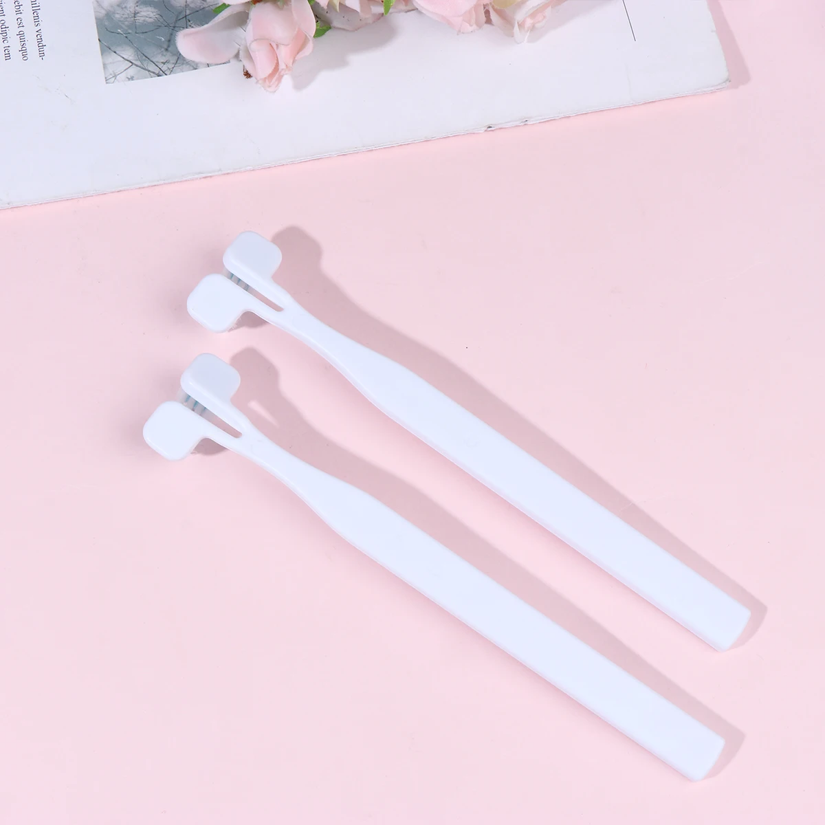 

3 Pcs Pet Toothbrush Dental Care Supplies Cleaning Toothpaste Double Head Teeth