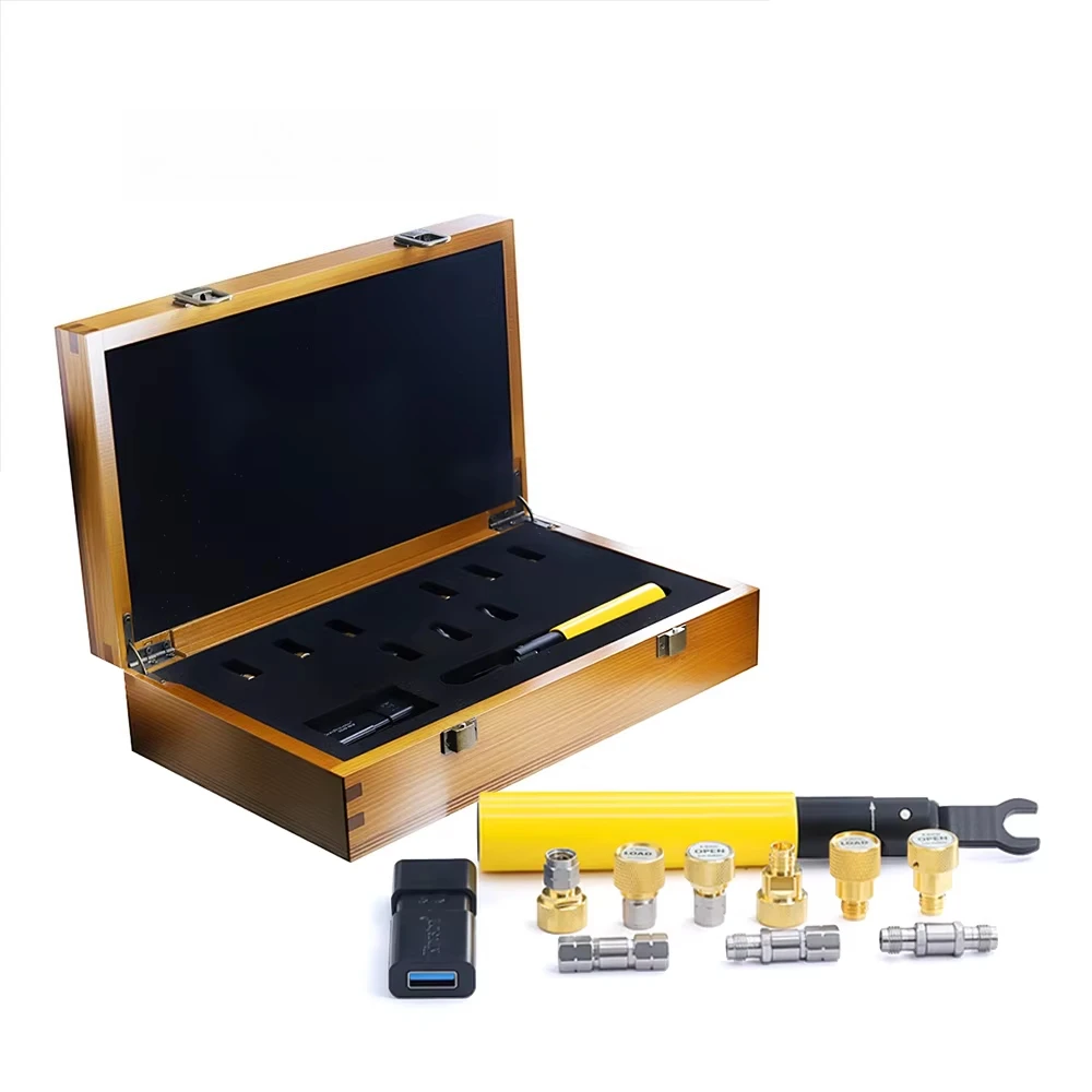 High Frequency 2.4mm Female and Male Open Short Load Adapter 50 Ohm, Brass and Stainless Steel, Full Calibration Kit DC 50GHz RF