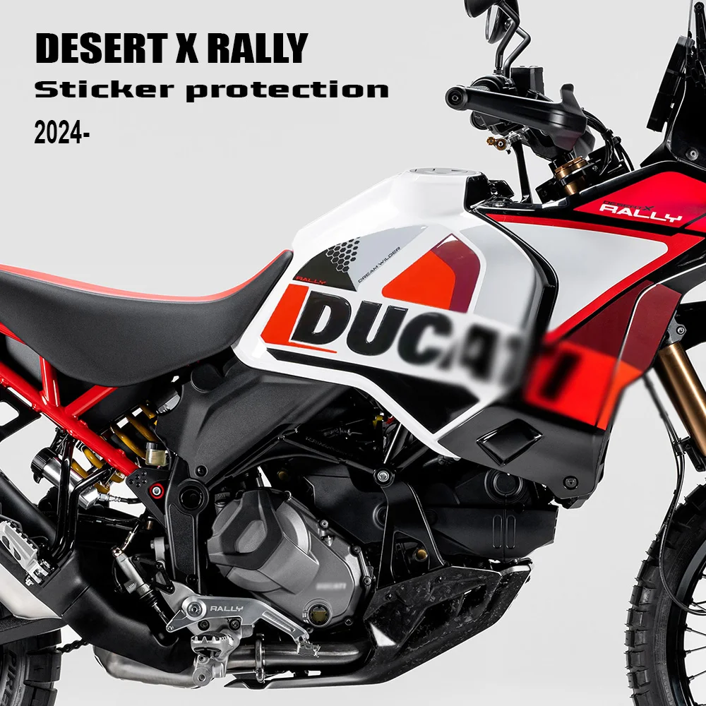 New For DesertX Rally 2024 Desert X Rally Motorcycle 3D Gel Epoxy Sticker Protection DesertX Rally Accessories Stickers