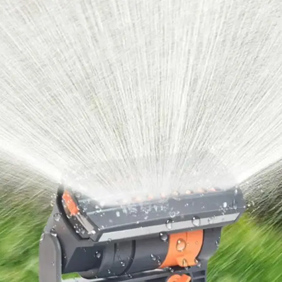 Arroseur oscillant automatique pour jardin, 4 modes d'arrosage, système d'irrigation à débit réglable pour plantes, herbes et fleurs