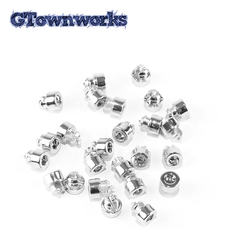 

GTownworks 100pcs Pieces Protection Covers Caps Wheel Nuts Engine Cover Screw Self-Tapping Screws for Car Exterior Accessorie