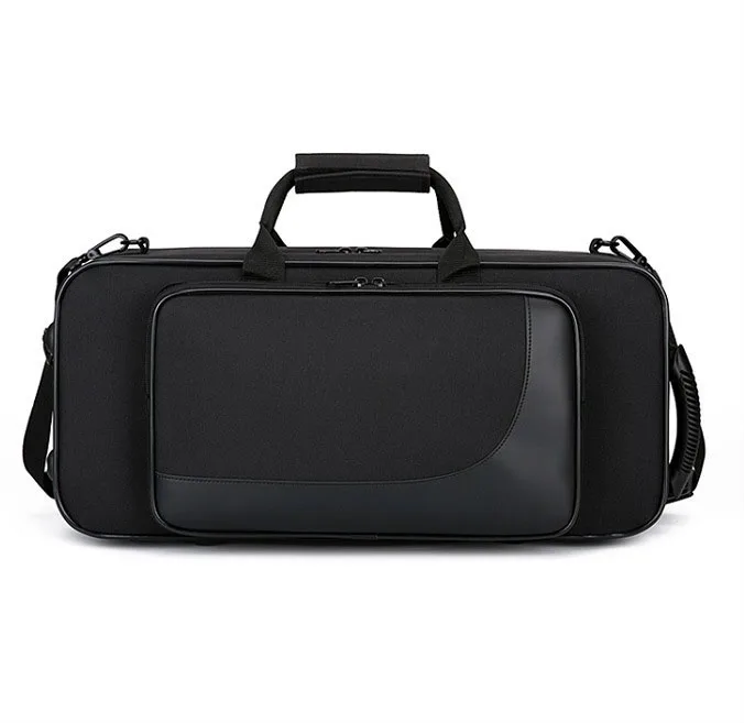 E Flat Alto Saxophone Case, Hard Shell Waterproof Shockproof Sax Case with Shoulder Strap for Professional Players