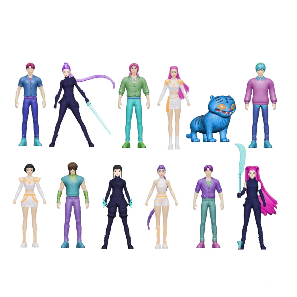 K-POP デモンハンターズ フィギュア K-POP デモンハンターズ フィギュア ハントリックス フィギュア おもちゃ デルピーズ タイガー ルミ ミラ ゾイ サッシー フィギュア 置物